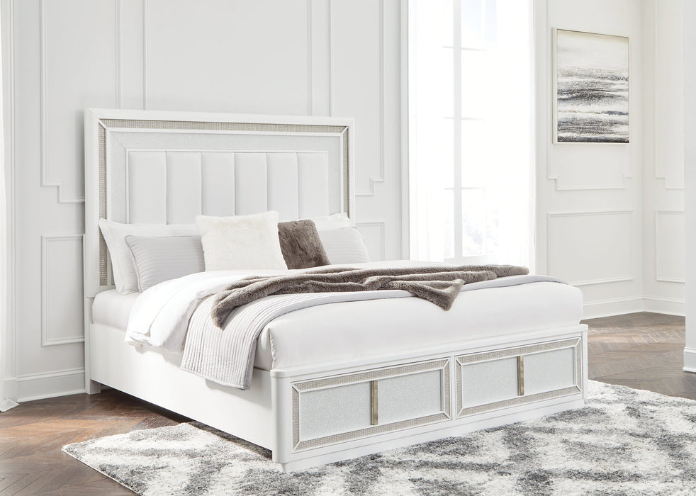 Chalanna Upholstered Storage Bed - Yulissa Home Furnishings (NJ)