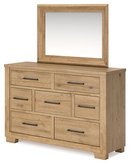 Galliden Dresser and Mirror - Yulissa Home Furnishings (NJ)