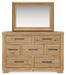 Galliden Dresser and Mirror - Yulissa Home Furnishings (NJ)