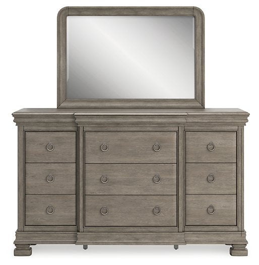 Lexorne Dresser and Mirror - Yulissa Home Furnishings (NJ)