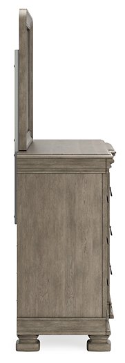 Lexorne Dresser and Mirror - Yulissa Home Furnishings (NJ)