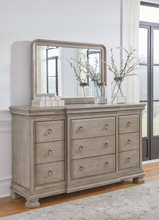 Lexorne Dresser and Mirror - Yulissa Home Furnishings (NJ)