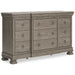 Lexorne Dresser and Mirror - Yulissa Home Furnishings (NJ)