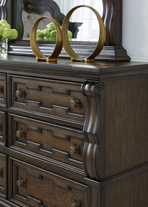 Maylee Dresser and Mirror - Yulissa Home Furnishings (NJ)