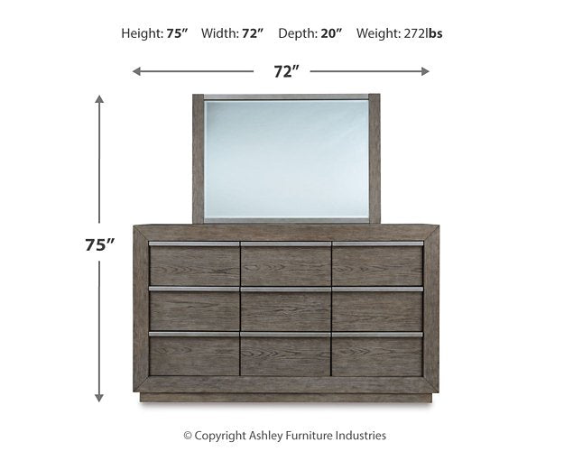 Anibecca Dresser and Mirror - Yulissa Home Furnishings (NJ)