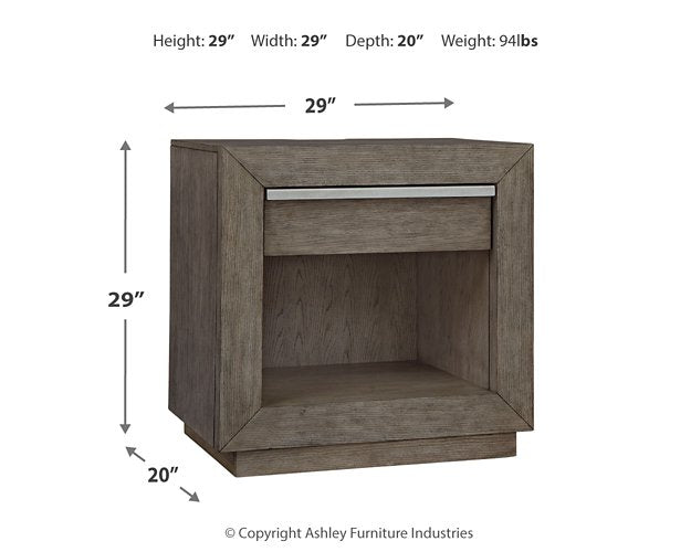 Anibecca Nightstand - Yulissa Home Furnishings (NJ)