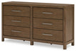 Cabalynn Dresser and Mirror - Yulissa Home Furnishings (NJ)