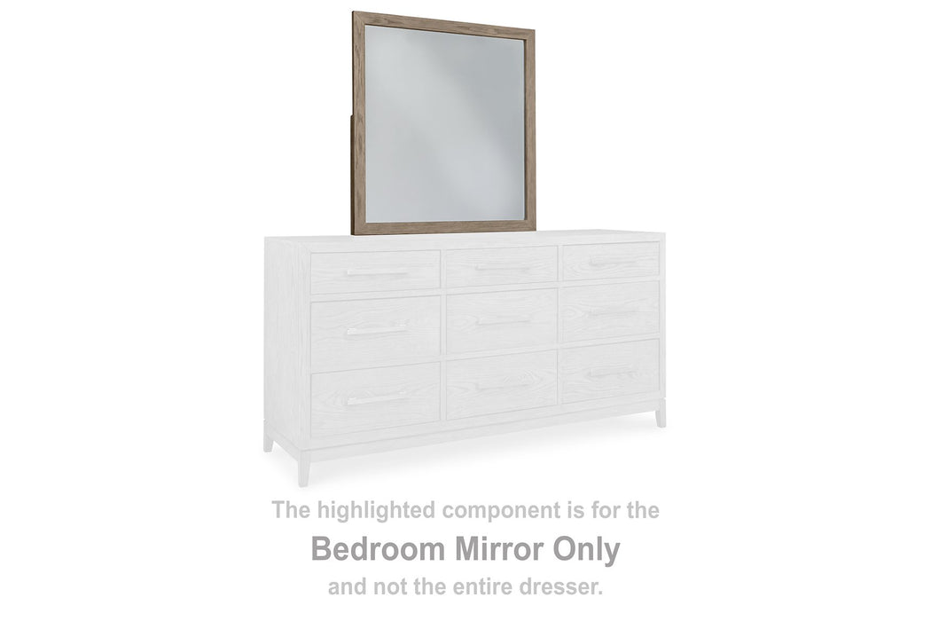 Chrestner Dresser and Mirror - Yulissa Home Furnishings (NJ)