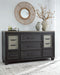 Foyland Dresser and Mirror - Yulissa Home Furnishings (NJ)