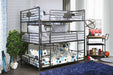 Olga I Sand Black Full/Full/Full Bunk Bed image