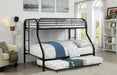 Opal Black Twin/Full Bunk Bed image