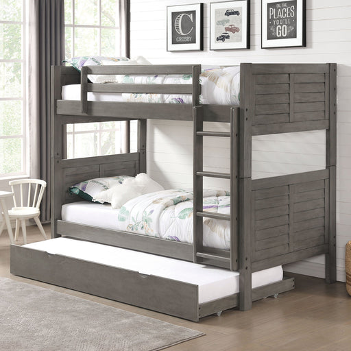 HOOPLE Twin/Twin Bunk Bed, Antique Gray image