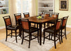 Salida II Acacia/Black 9 Pc. Counter Ht. Table Set image