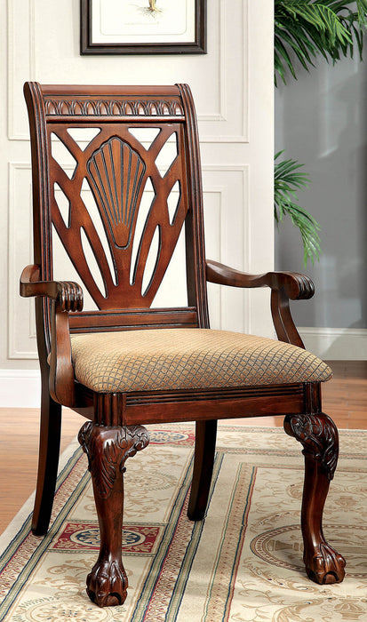 PETERSBURG I Cherry Arm Chair (2/CTN) image