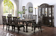 Petersburg Dark Gray 9 Pc. Dining Table Set (2AC+6SC) image