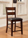 DICKINSON II Dark Cherry Counter Ht. Chair (2/CTN) image