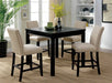 Kristie Antique Black 5 Pc. Counter Ht. Table Set image