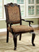 BELLAGIO Brown Cherry/Pattern Fabric Arm Chair (2/CTN) image