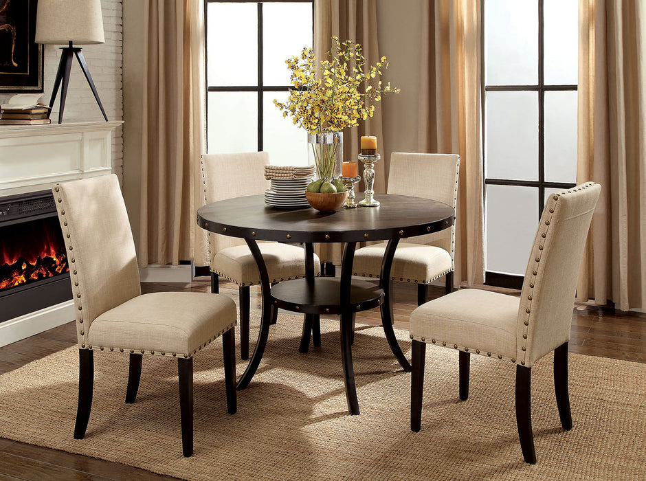 Kaitlin Light Walnut Round Dining Table image