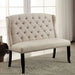 Sania I Antique Black/Beige 2-Seater Bench image