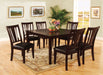 Bridgette I Espresso 7 Pc. Sq. Dining Table Set image