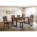 Dulce Walnut 7 Pc. Dining Table Set image