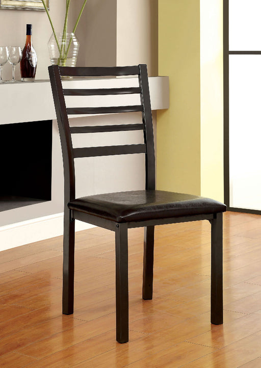 COLMAN Black Side Chair (4/CTN, K/D) image