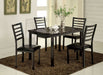 COLMAN Black 48" Dining Table image