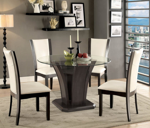 MANHATTAN I Gray Round Dining Table image