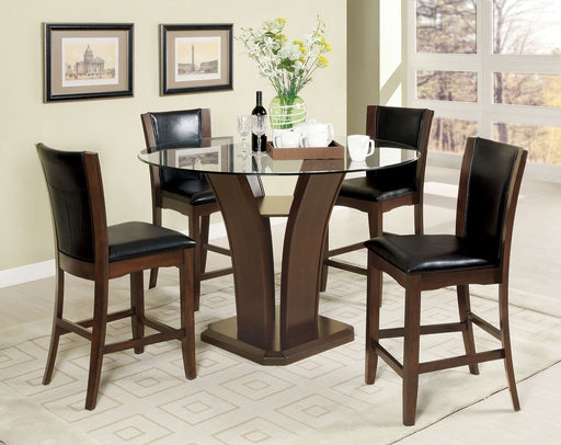 MANHATTAN 5 Pc. Round Counter Ht. Table Set image