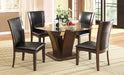 Manhattan I Brown Cherry 5 Pc. Round Dining Table Set image