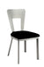 NOVA Silver/Black Side Chair (2/CTN) image