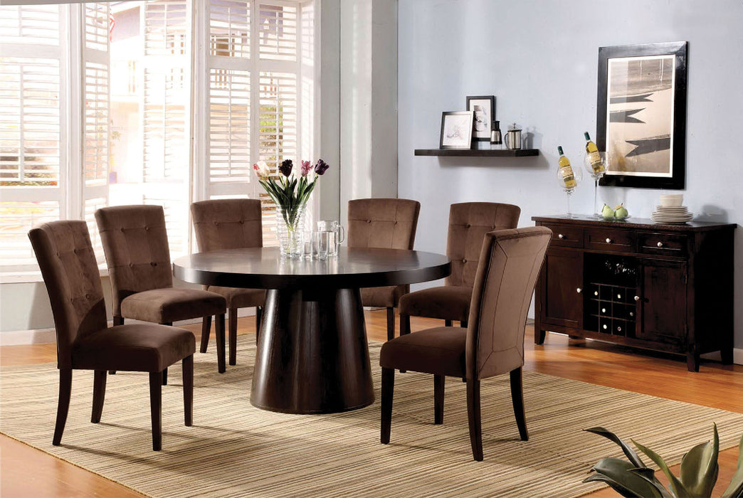 Havana Espresso Round Dining Table