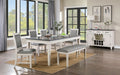 LAKESHORE 6 Pc. Dining Table Set w/ Bench image