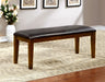 HILLSVIEW I Brown Cherry/Espresso Bench image