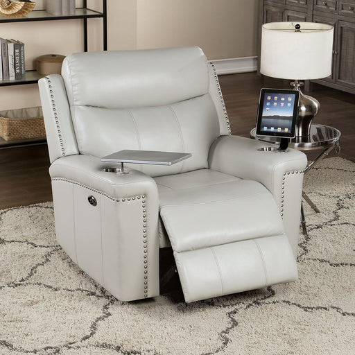 FLORINE Power Glider Recliner, Light Gray image