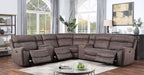 CURTIS Power Sectional, Brown image