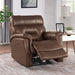 BARMOUTH Power Recliner, Light Brown image