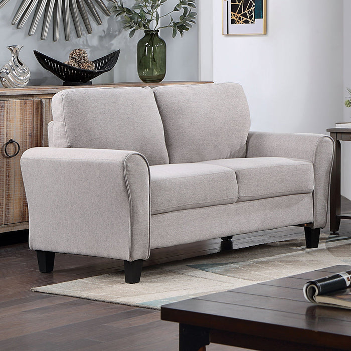 BARNET Loveseat, Light Gray image