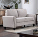 BARNET Loveseat, Light Gray image