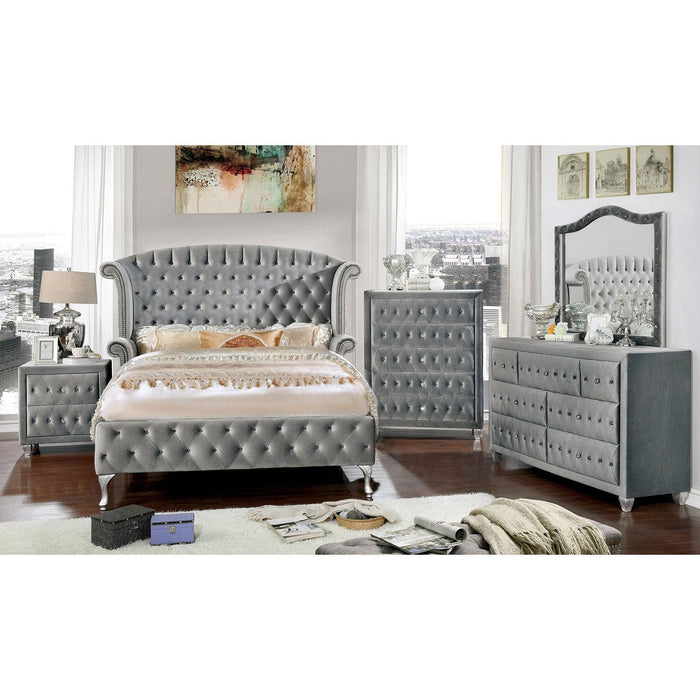 Alzir Gray 4 Pc. Queen Bedroom Set image