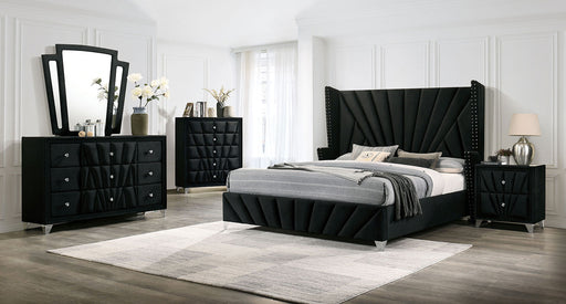 CARISSA Queen Bed + 1NS + Dresser + Mirror image