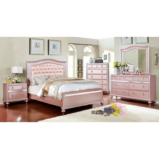 Ariston Rose Gold 4 Pc. Queen Bedroom Set image