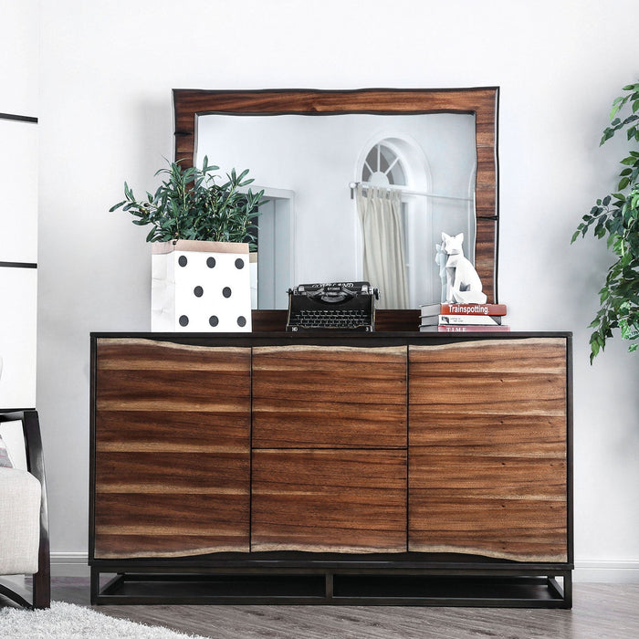 Fulton Dark Oak/Dark Walnut Dresser image