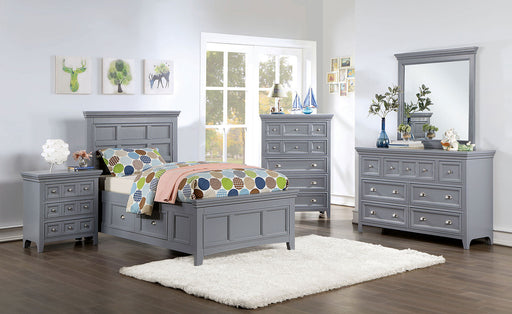 CASTLILE Twin Bed, Gray image