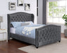 KERRAN Cal.King Bed, Dark Gray image