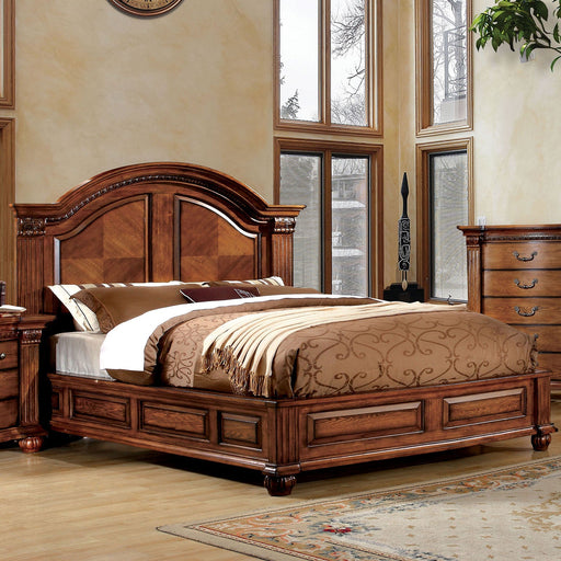 Bellagrand Antique Tobacco Oak Queen Bed image