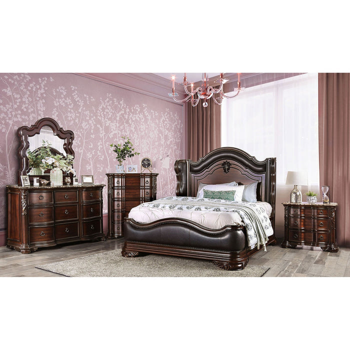 Arcturus Brown Cherry 4 Pc. Queen Bedroom Set image