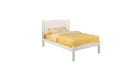 Caren White Twin Bed image