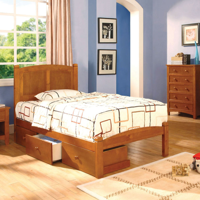 Cara Oak Twin Bed image